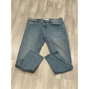 Men's Peter Manning Skinny Stretch Blue Denim Jeans 33/29